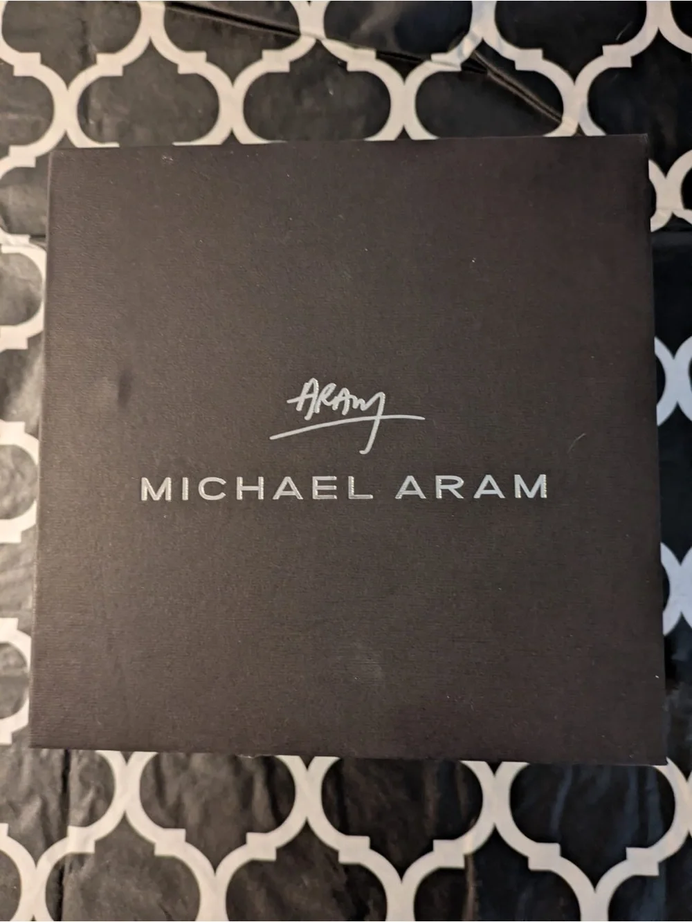 Box only! Perfect condition box for Michael Aram Rose Calla Lily Bowl Vase